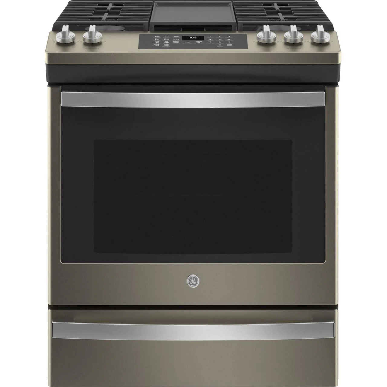 GE 30-inch Slide-in Gas Range with Convection Technology JGS760EPES - Image 1