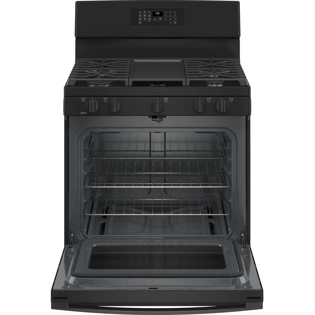 GE 30-inch Freestanding Gas Range JGB660DPBB - Image 2