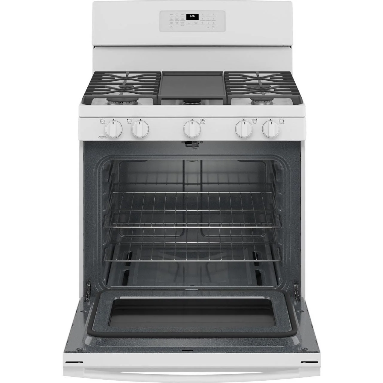 GE 30-inch Freestanding Gas Range JGB660DPWW - Image 2