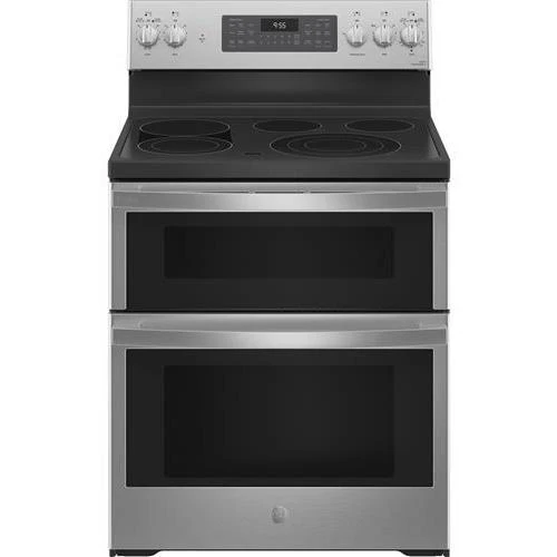 GE Profile 30-inch Freestanding Electric Range with Wi-Fi Connectivity PB965YPFS - Image 1