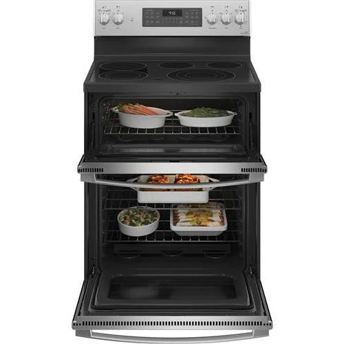GE Profile 30-inch Freestanding Electric Range with Wi-Fi Connectivity PB965YPFS - Image 3