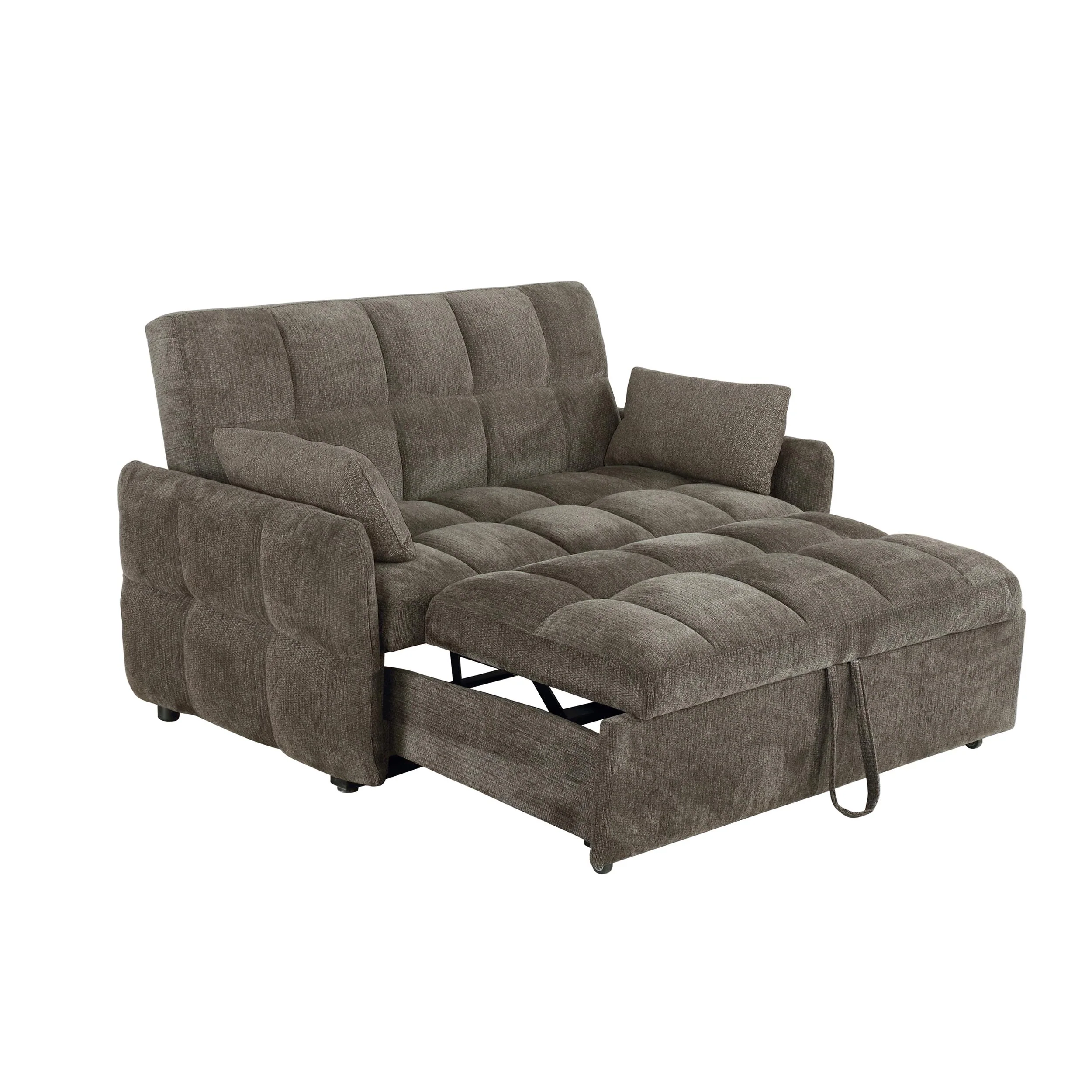 Coaster Furniture Cotswold 508308 Upholstered Convertible Sleeper Sofa Bed - Dark Grey - Image 2