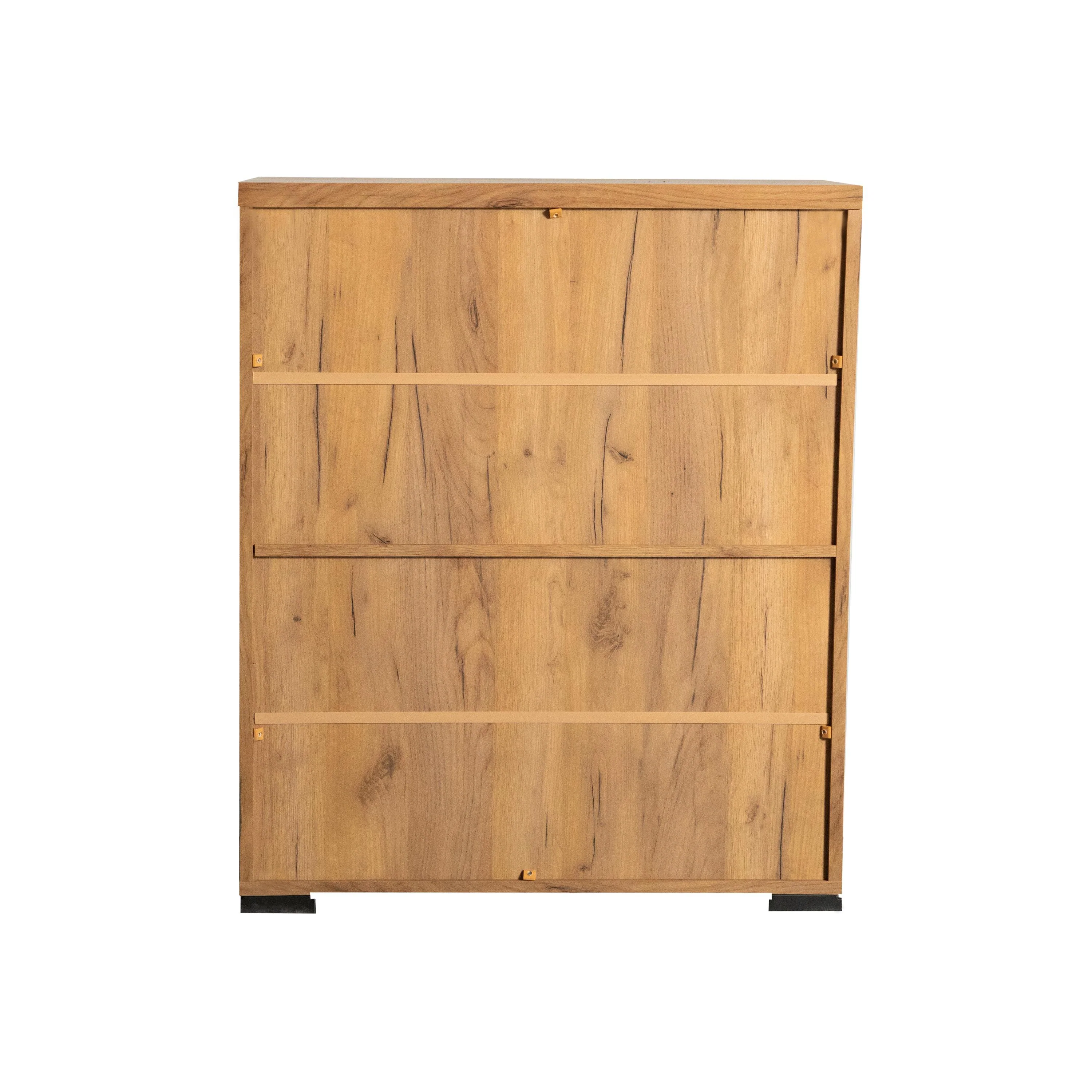 Coaster Furniture Bristol 951107 6-shelf Engineered Wood Shoe Cabinet - Golden Oak - Image 3