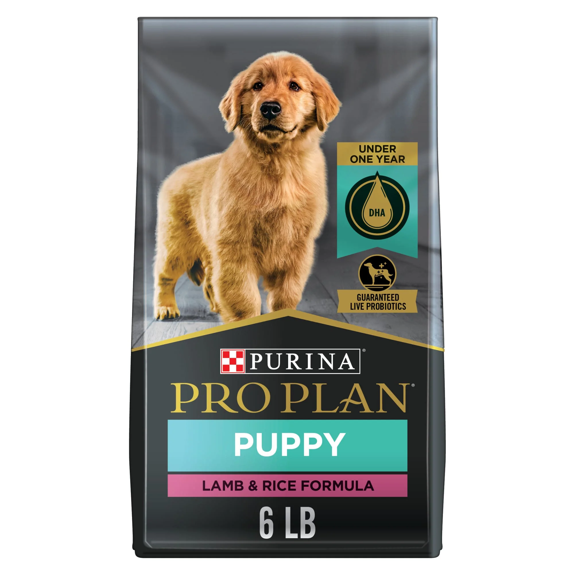 Purina Pro Plan High Protein Puppy Food DHA Lamb & Rice Formula  6 lb. Bag - Image 1