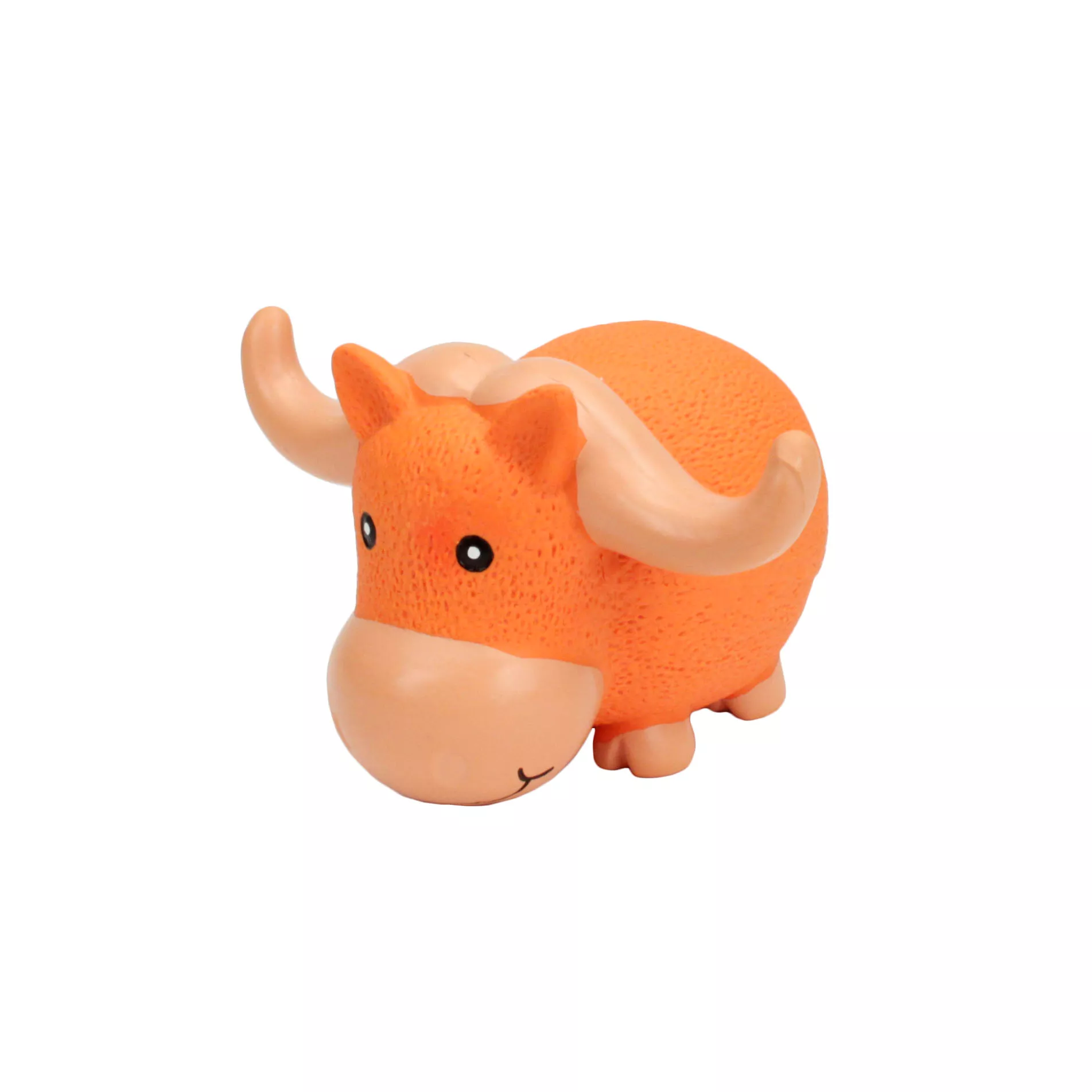 Coastal Rascals Grunt Dog Toy 6.5in Big Horn Bull