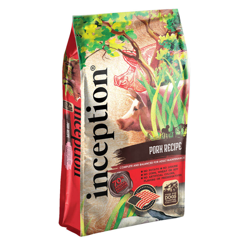 Inception Dry Dog Food Pork Recipe 27lb - Image 1