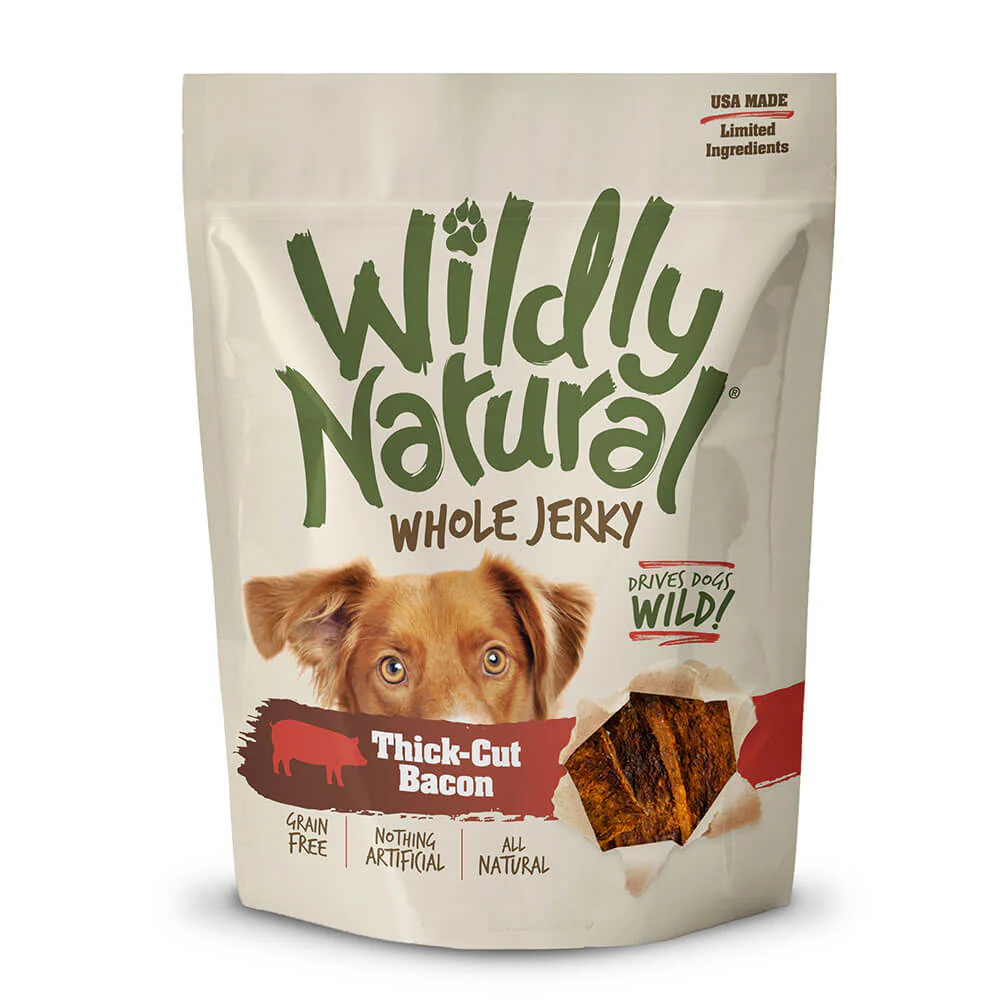 Fruitables Whole Jerky Thick Cut Bacon Dog Treats - Image 1