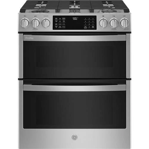 GE Profile 30-inch Slide-In Gas Range PGS960YPFS - Image 1