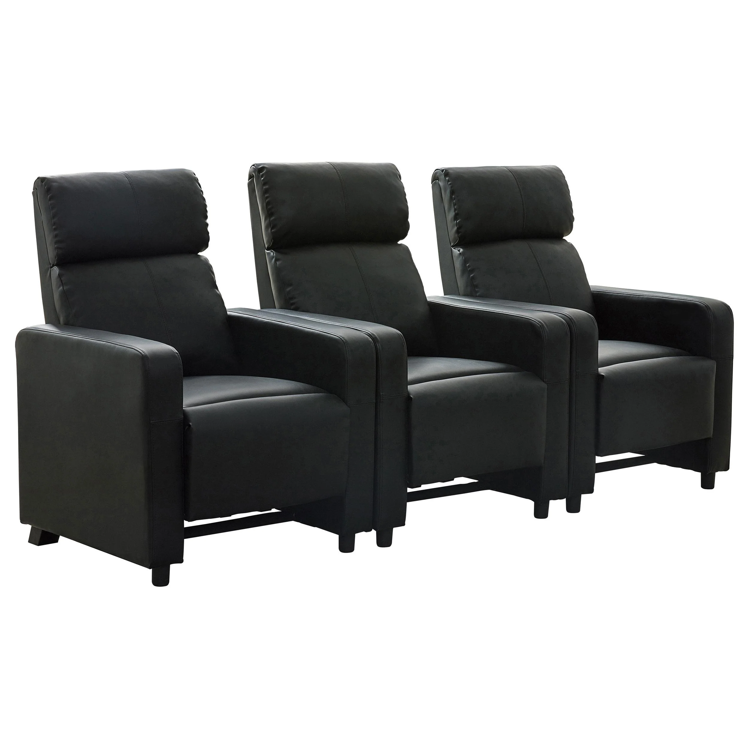 Coaster Furniture Toohey 600181-S3B 3 pc Home Theater Seating