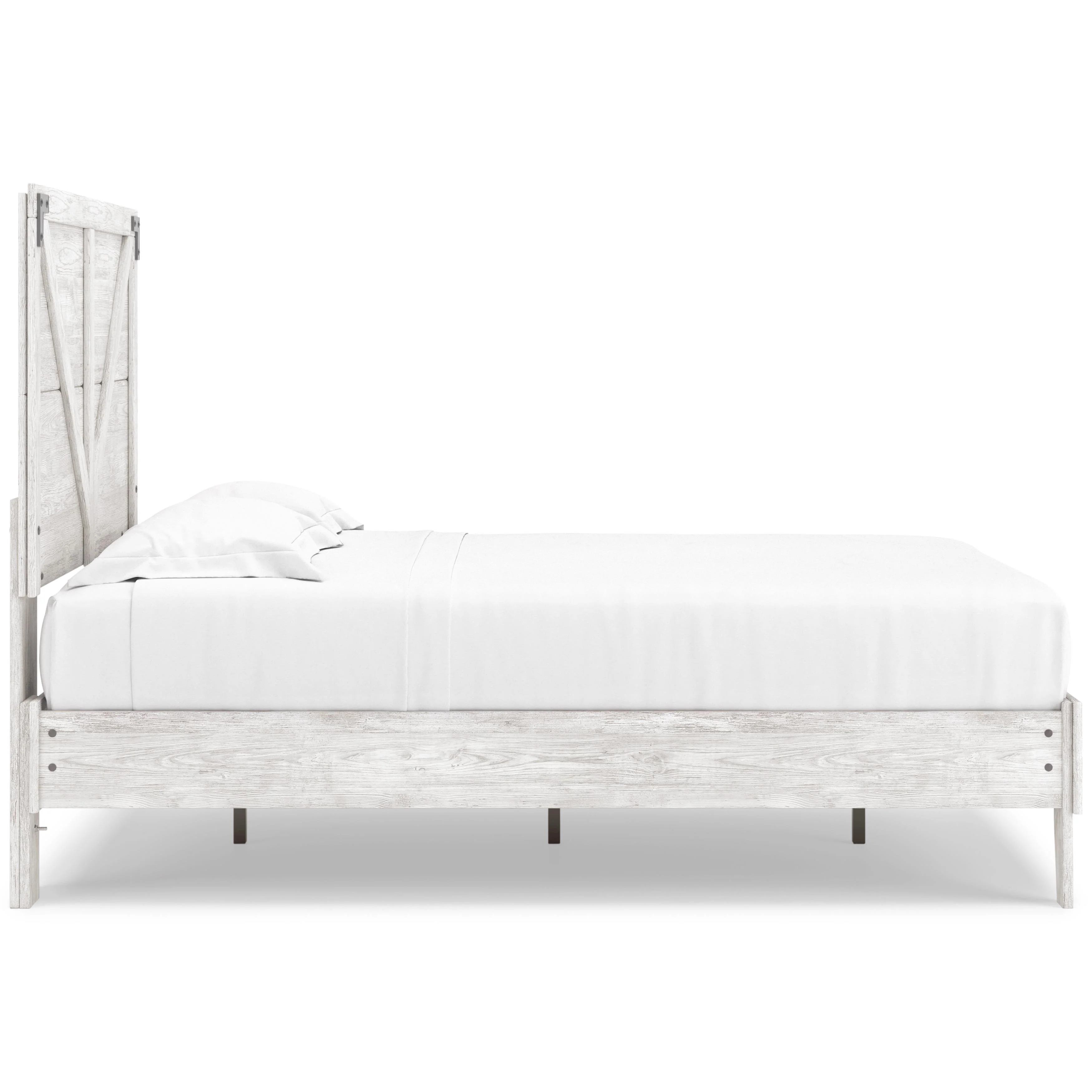 Signature Design by Ashley Shawburn EB4121B2 Full Crossbuck Panel Platform Bed - Image 3