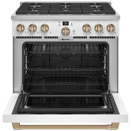 Café 36-inch Freestanding Dual-Fuel Range with 6 Burners C2Y366P4TW2 - Image 2