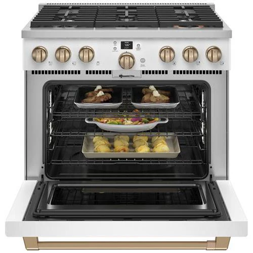Café 36-inch Freestanding Dual-Fuel Range with 6 Burners C2Y366P4TW2 - Image 3