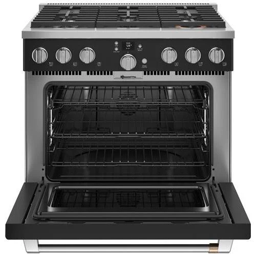 Café 36-inch Freestanding Dual-Fuel Range with 6 Burners C2Y366P3TD1 - Image 2