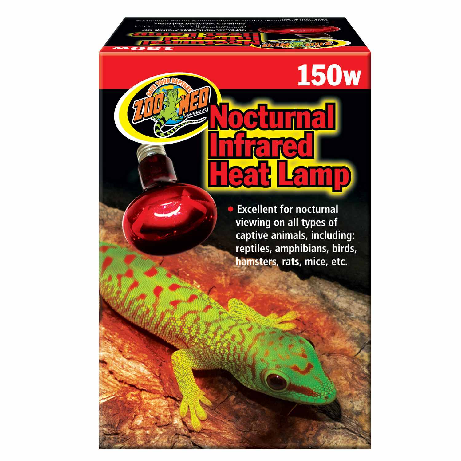 Zoo Med Nocturnal Infrared Heat Lamp  150 Watt - Image 1
