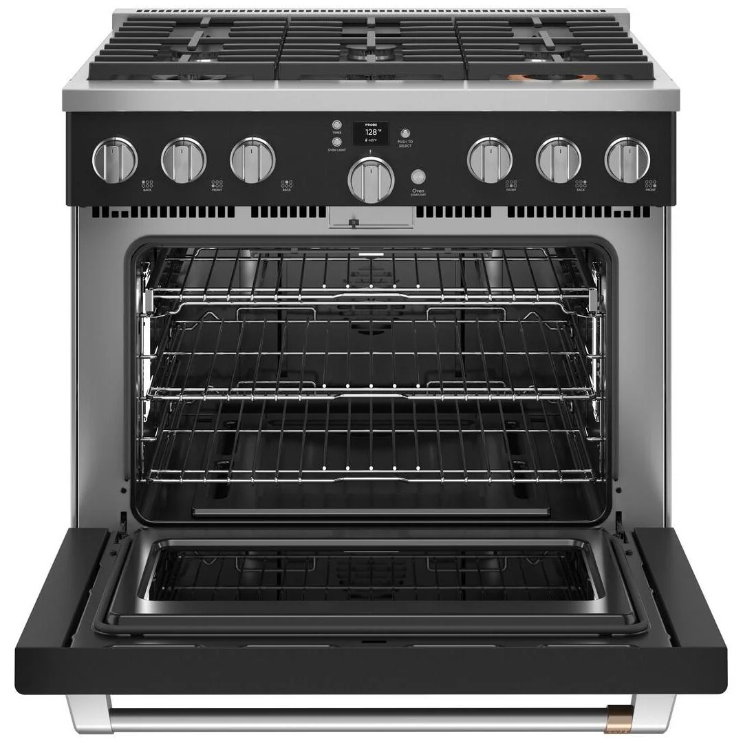 Café 36-inch Freestanding Gas Range with WI-FI Connect CGY366P3TD1 - Image 2