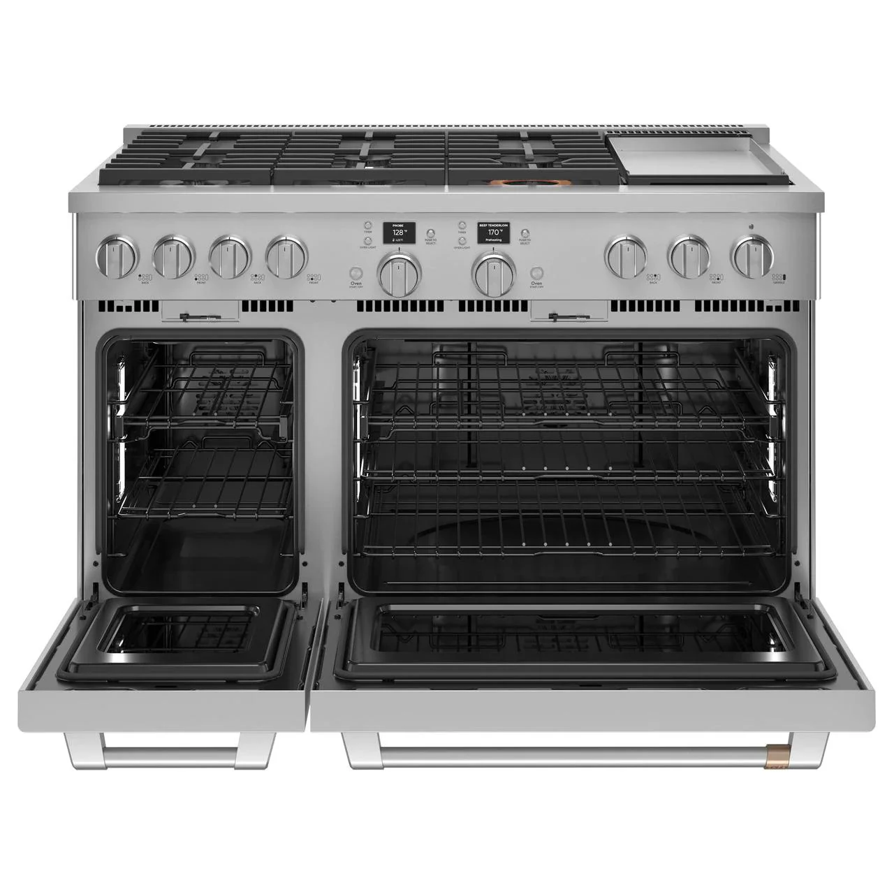 Café 48-inch Freestanding Dual-Fuel Range with 6 Burners and Griddle C2Y486P2TS1 - Image 2
