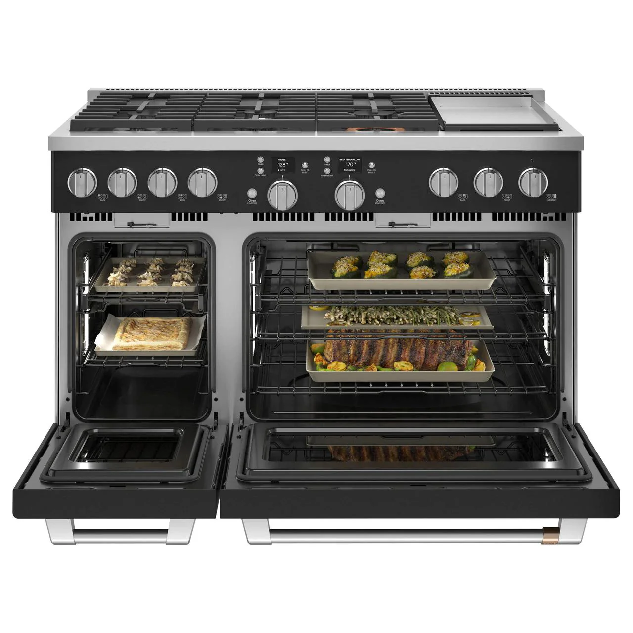 Café 48-inch Freestanding Dual-Fuel Range with 6 Burners and Griddle C2Y486P3TD1 - Image 3