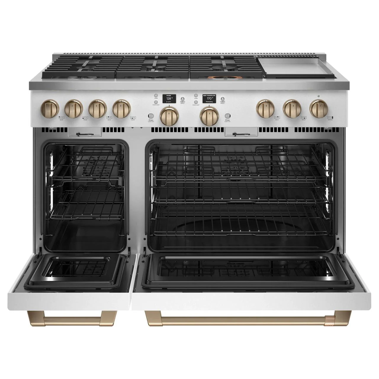 Café 48-inch Freestanding Dual-Fuel Range with 6 Burners and Griddle C2Y486P4TW2 - Image 2