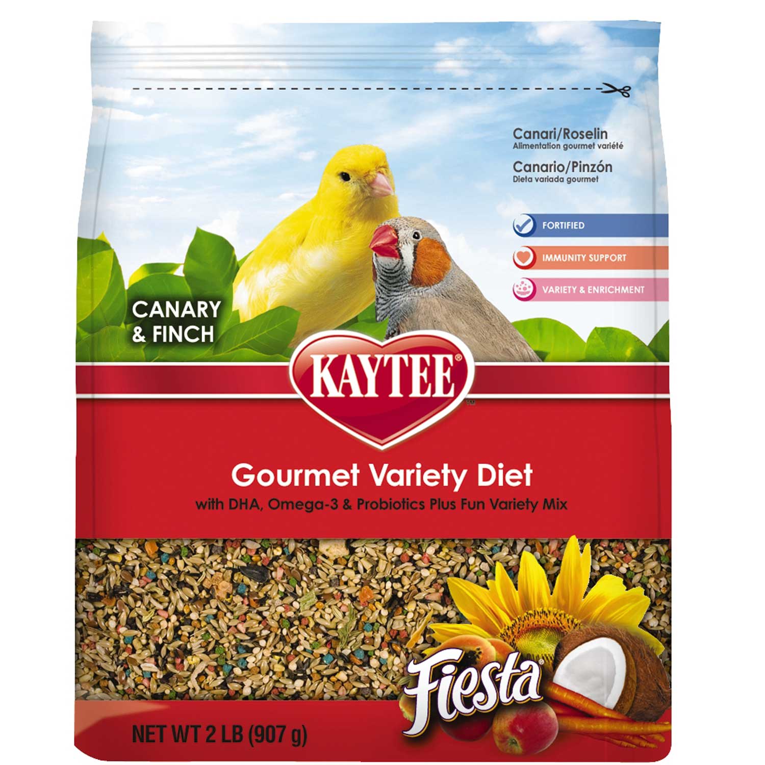 Kaytee Fiesta Canary & Finch 2 lb - Image 1