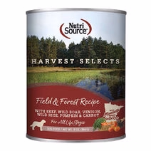 NutriSource Harvest Field & Forest Wet Dog Food 12.3oz - Image 1