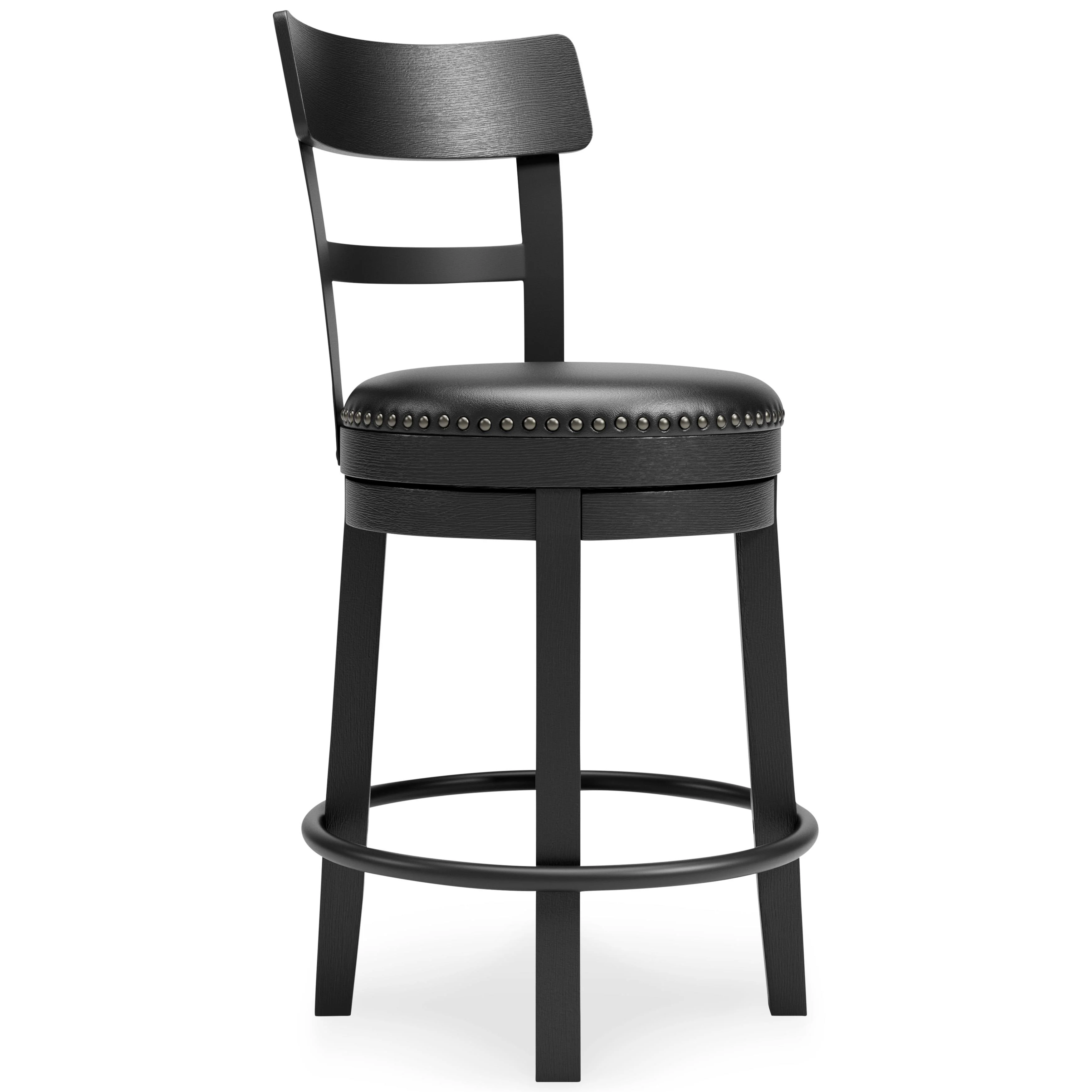 Signature Design by Ashley Valebeck D546-624 Upholstered Swivel Barstool