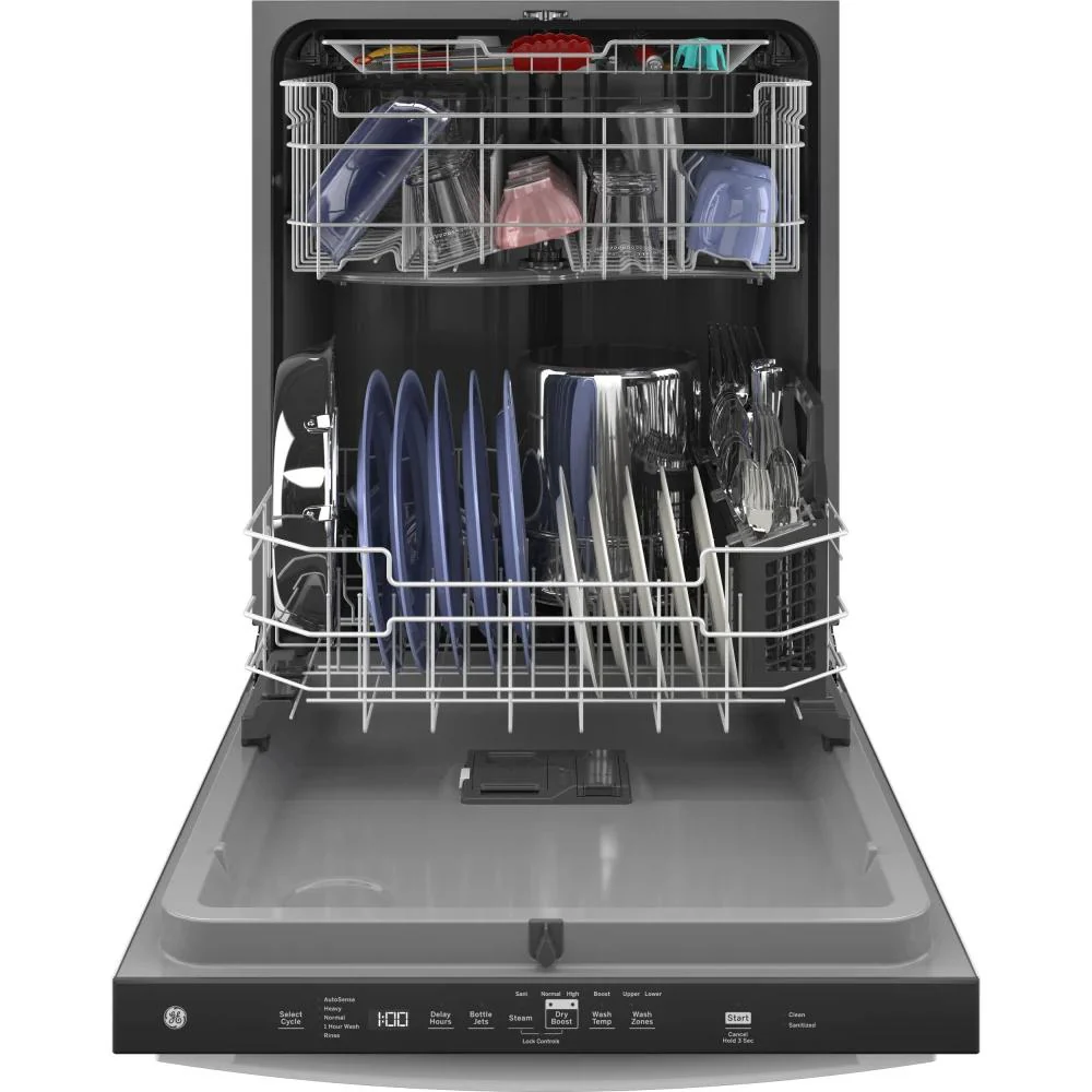 GE Built-In Dishwasher with Dry Boost GDP630PGRWW - Image 3