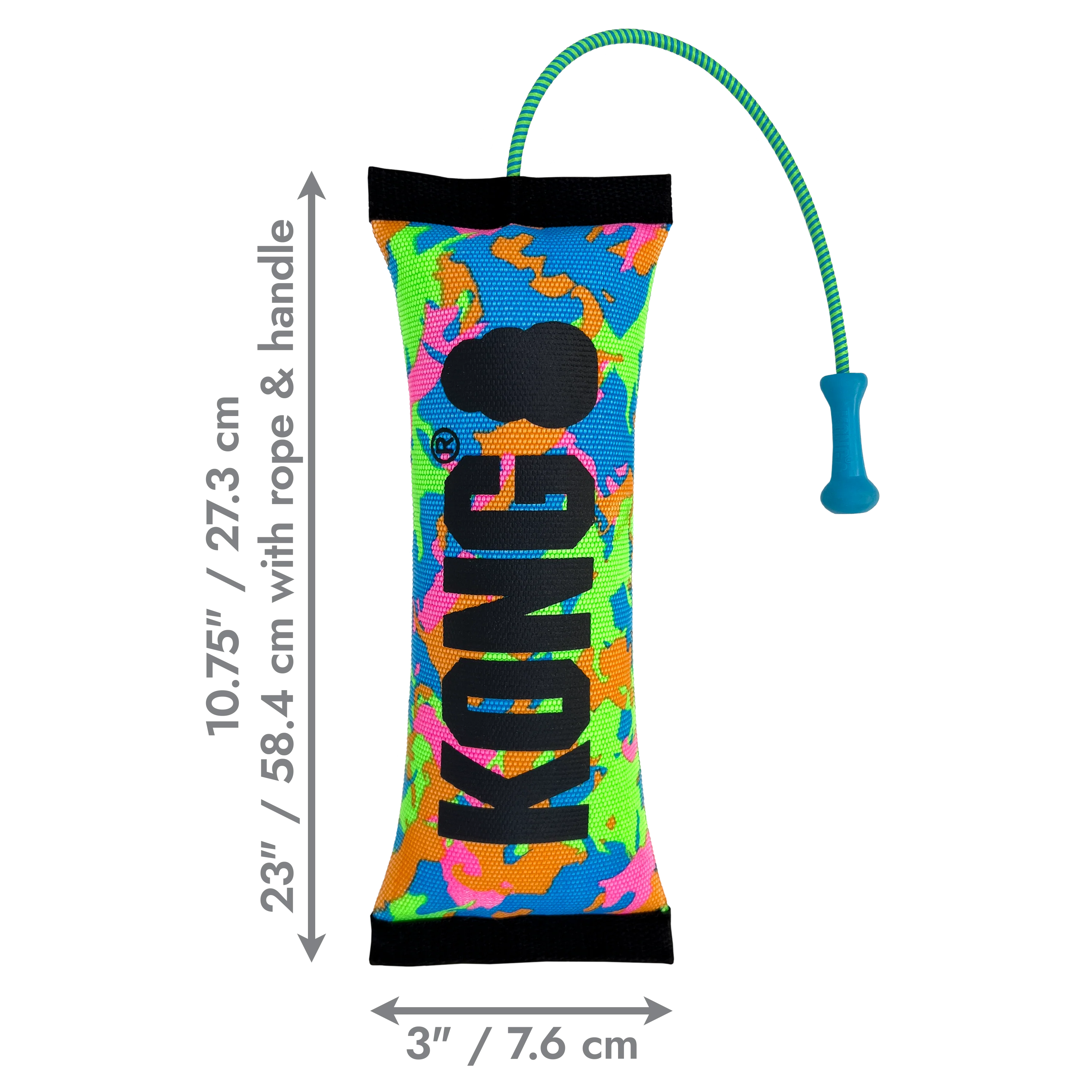 Kong Dog Toy Bunji High-Viz Bumper Assorted Medium - Image 1