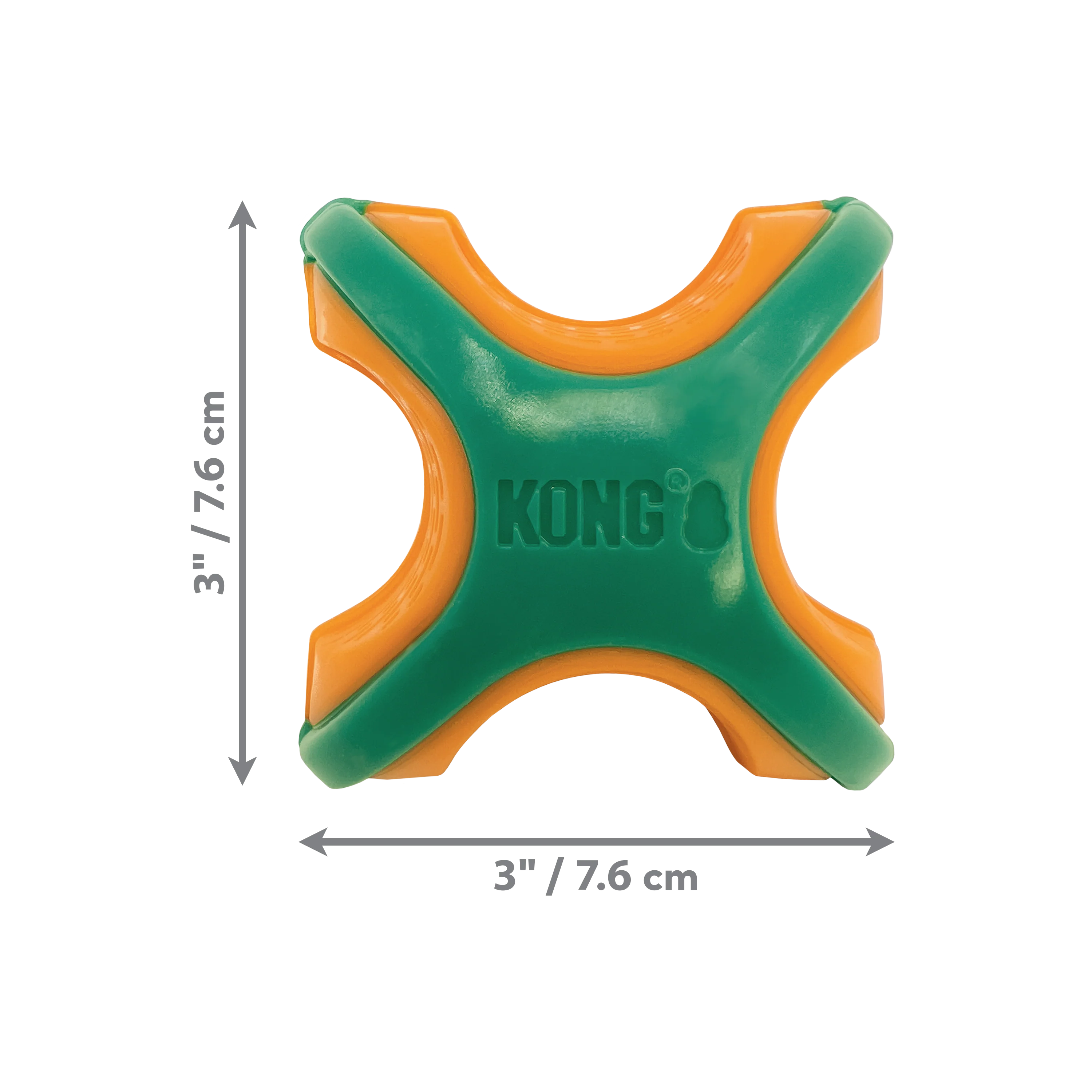 Kong Dog Toy Rambler Rattlez X-Ball Large - Image 1
