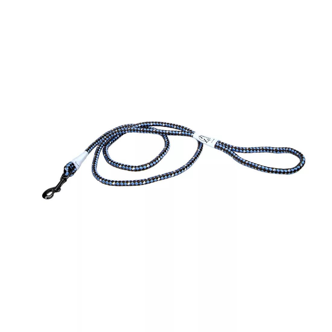 Coastal K9 Explorer 6ft Long 1/2in Reflective Braided Rope Snap Dog Leash Sapphire - Image 1
