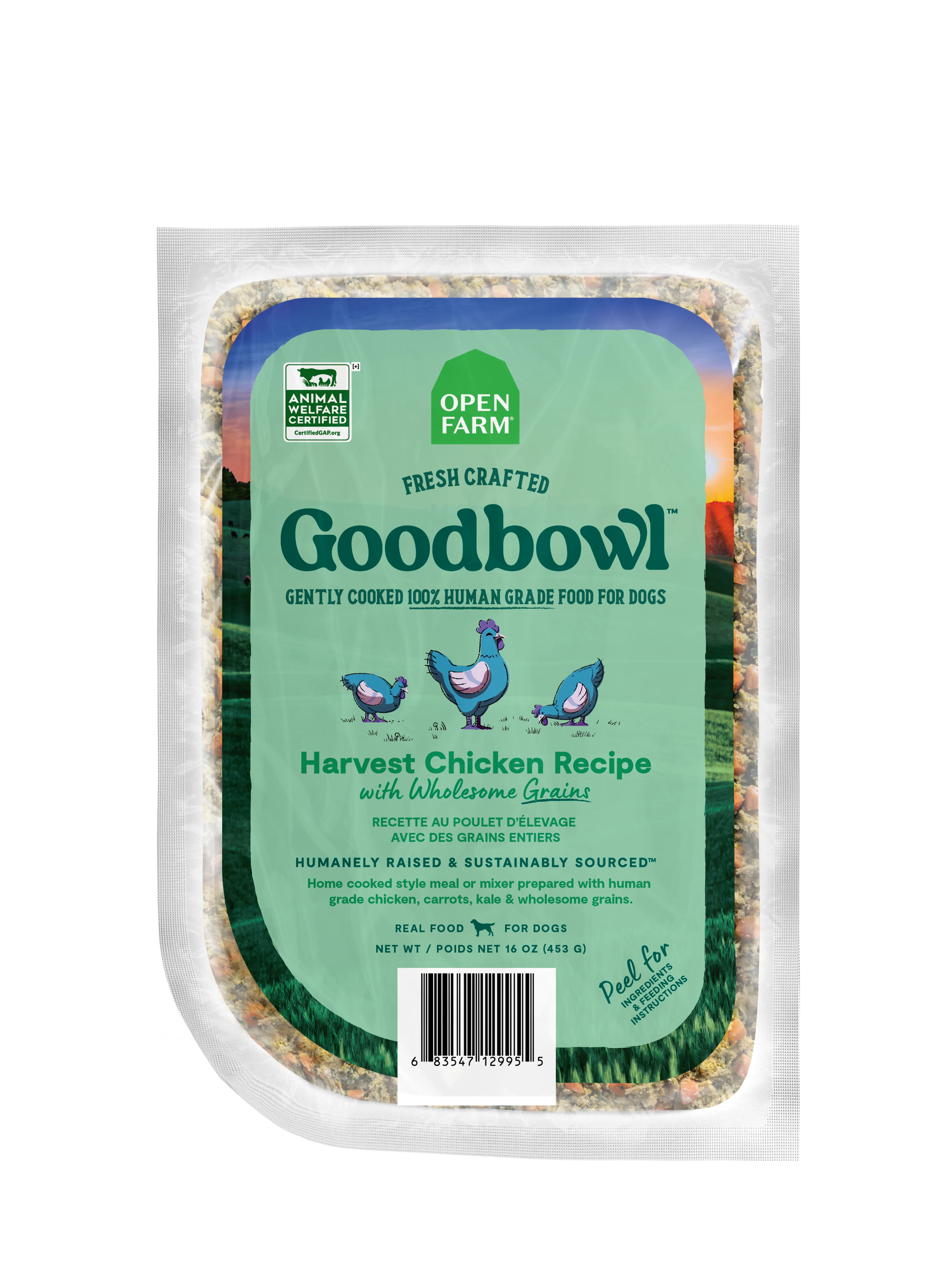 Open Farm Open Farm Goodbowl Harvest Chicken & Wholesome Grains 16oz Pouch