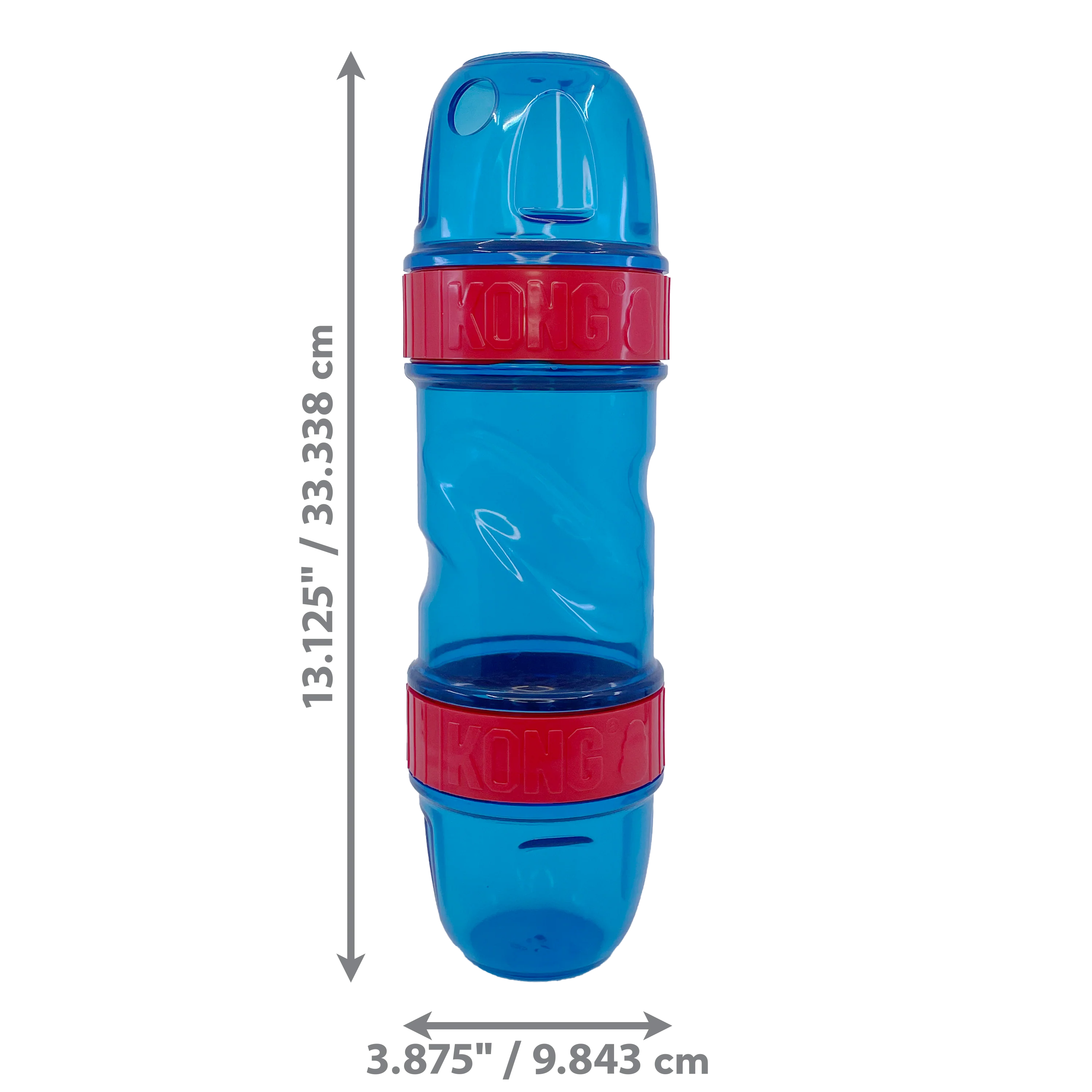 Kong Dog Toy Scuttle Pod Blue Large Treat Dispenser - Image 1