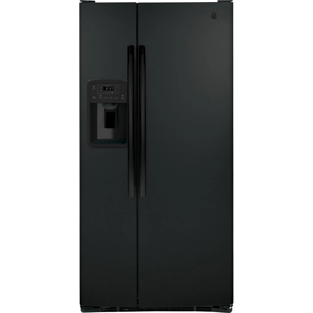 GE 33-inch, 23 cu. ft. Side-By-Side Refrigerator with Water and Ice Dispensing System GSS23GGPBB - Image 1