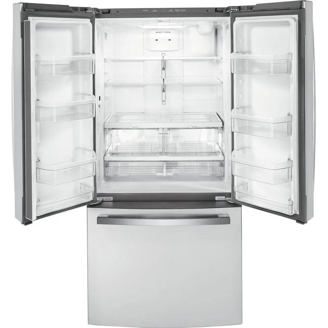 GE 33-inch, 18.6 cu. ft. Counter-Depth French-Door Refrigerator GWE19JYLFS - Image 3