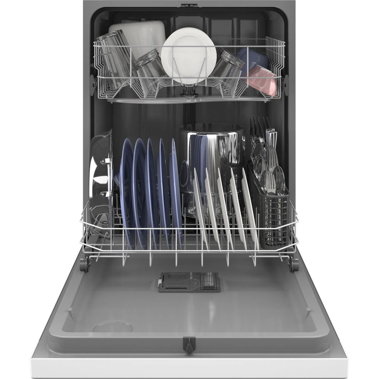 GE Built-in Dishwasher with Hard Food Disposer GDF450PGRWW - Image 3
