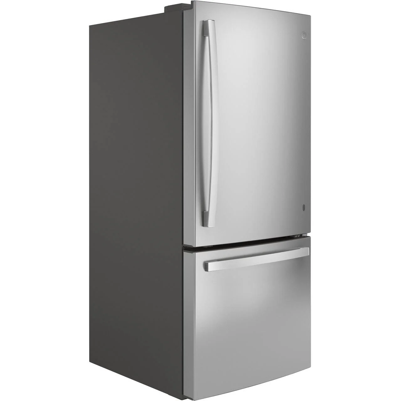 GE 30-inch, 21 cu.ft. Freestanding Bottom Freezer Refrigerator with Interior Ice Maker GDE21EYKFS - Image 2