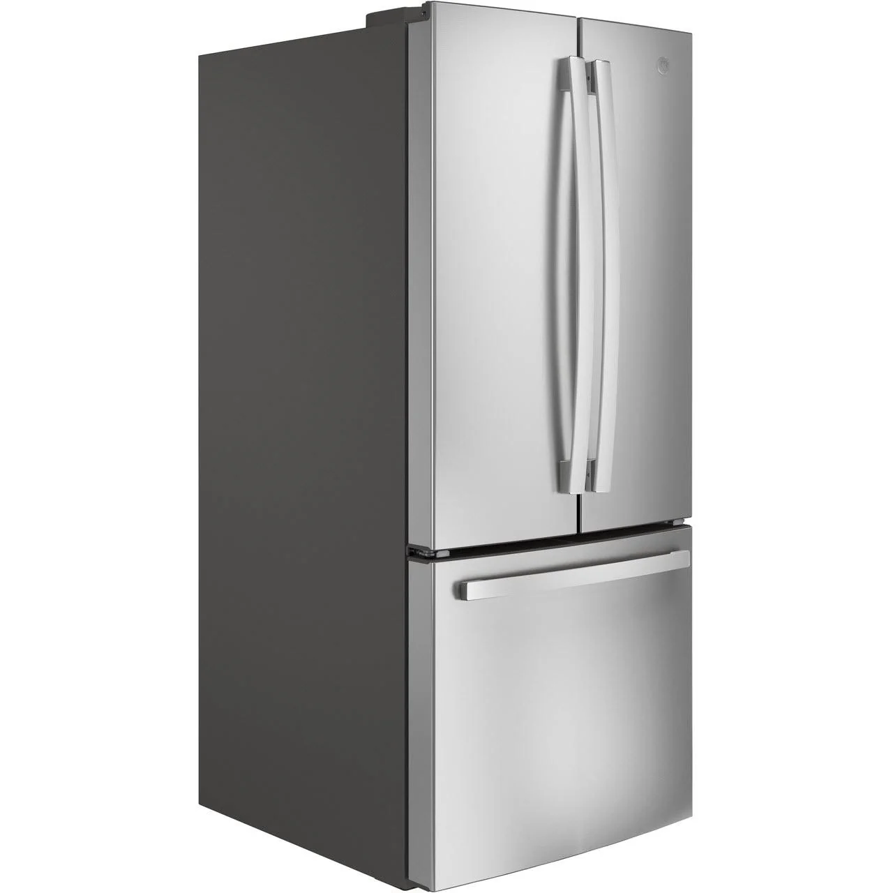 GE 30-inch, 20.8 cu.ft. Freestanding French 3-Door Refrigerator with Interior Ice Maker GNE21FYKFS - Image 2