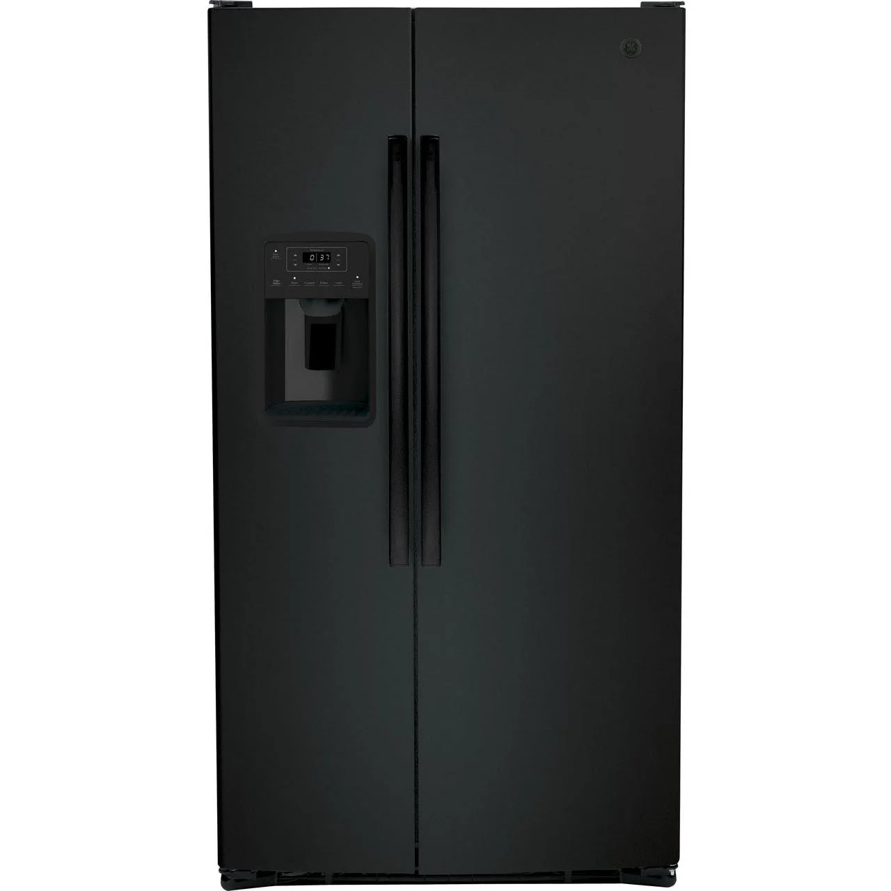 GE 36-inch 25.3 cu.ft. Freestanding Side-by-Side Refrigerator with LED Lighting GSE25GGPBB - Image 1