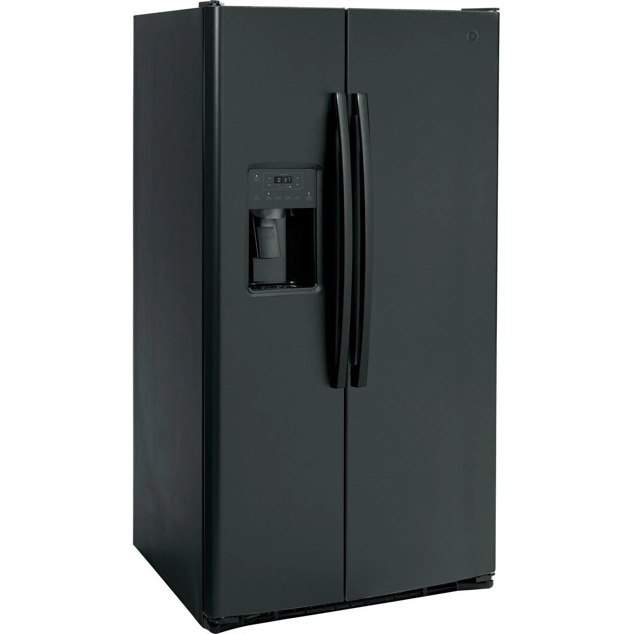 GE 36-inch 25.3 cu.ft. Freestanding Side-by-Side Refrigerator with LED Lighting GSE25GGPBB - Image 2