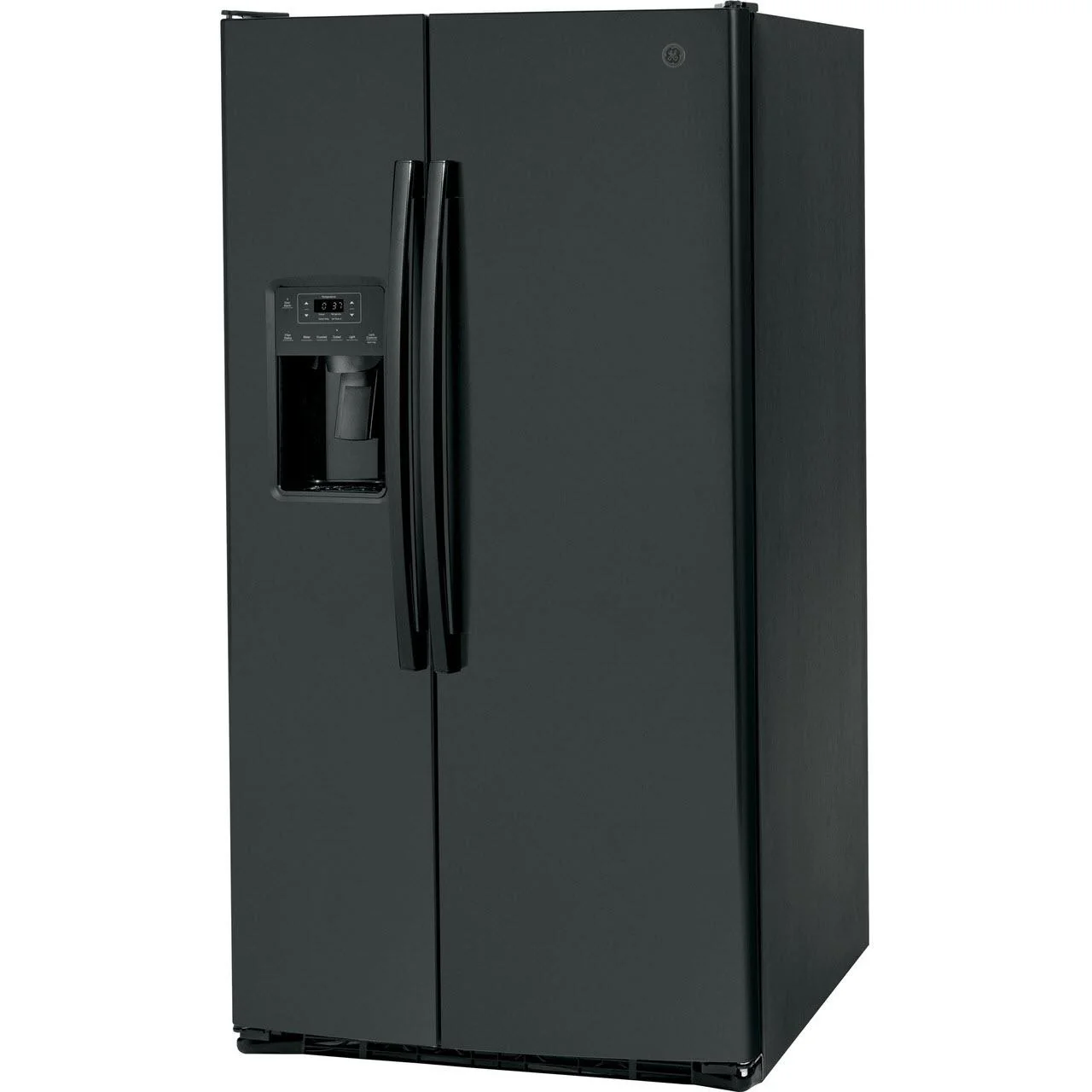 GE 36-inch 25.3 cu.ft. Freestanding Side-by-Side Refrigerator with LED Lighting GSE25GGPBB - Image 3