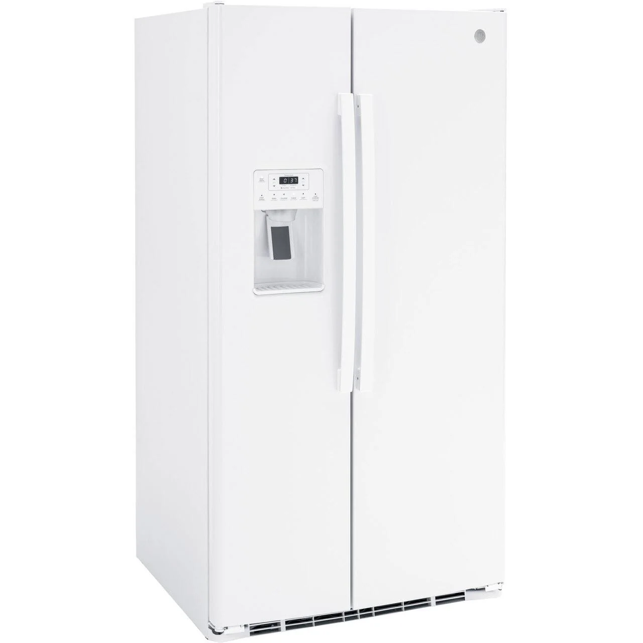 GE 36-inch 25.3 cu.ft. Freestanding Side-by-Side Refrigerator with LED Lighting GSE25GGPWW - Image 2