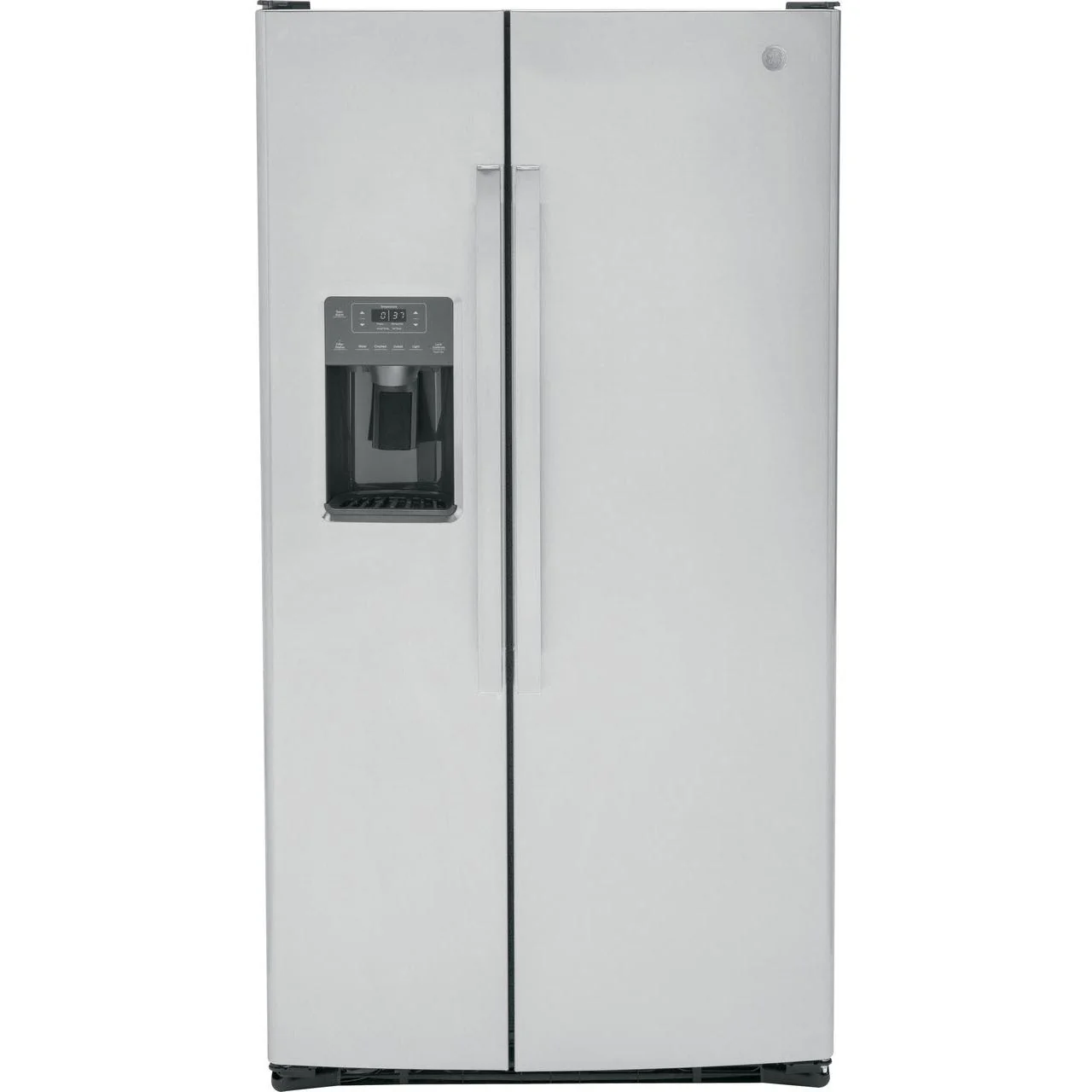 GE 36-inch 25.3 cu.ft. Freestanding Side-by-Side Refrigerator with LED Lighting GSE25GYPFS - Image 1