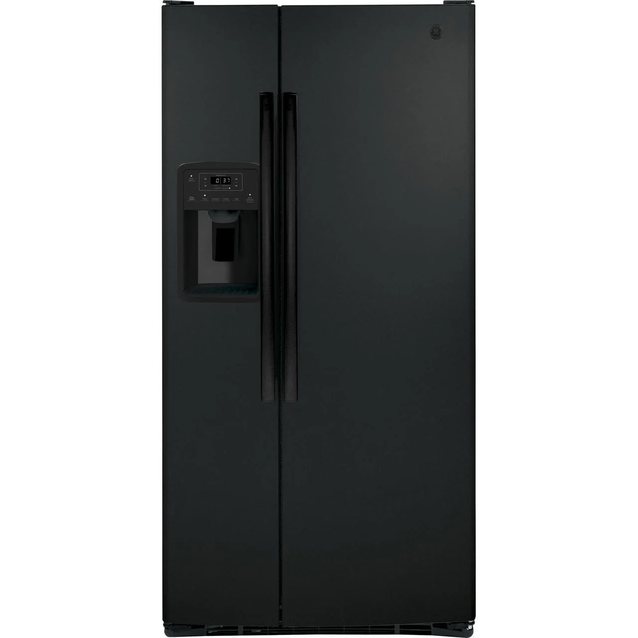 GE 33-inch 23 cu.ft. Freestanding Side-by-Side Refrigerator with LED Lighting GSE23GGPBB - Image 1