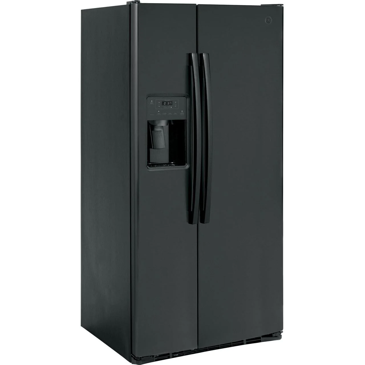 GE 33-inch 23 cu.ft. Freestanding Side-by-Side Refrigerator with LED Lighting GSE23GGPBB - Image 2