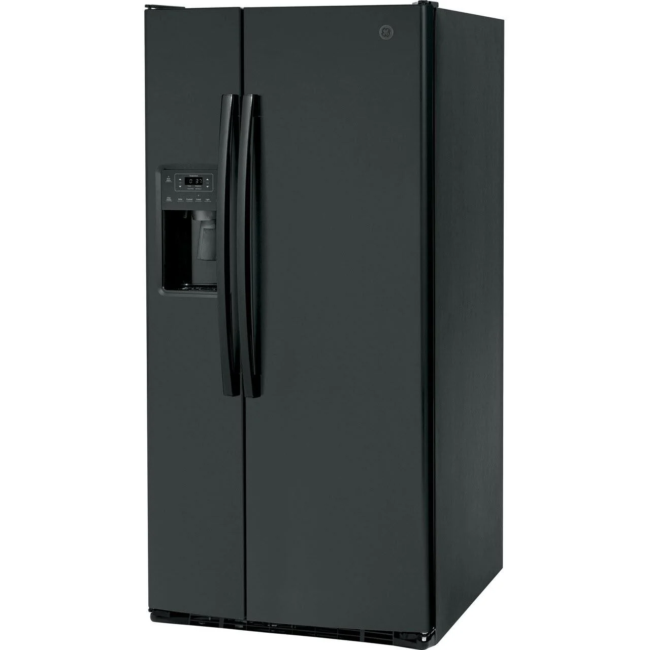 GE 33-inch 23 cu.ft. Freestanding Side-by-Side Refrigerator with LED Lighting GSE23GGPBB - Image 3