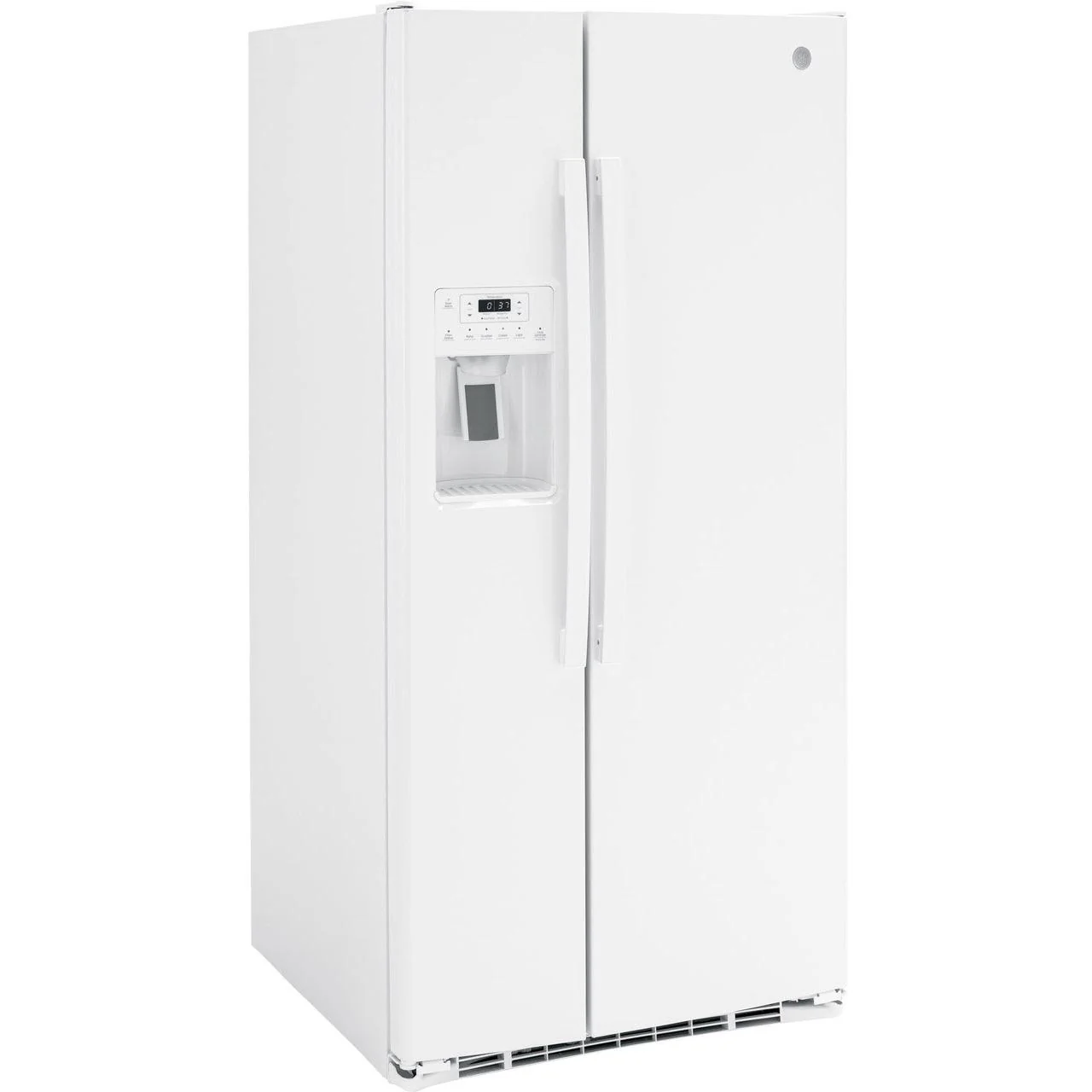 GE 33-inch 23 cu.ft. Freestanding Side-by-Side Refrigerator with LED Lighting GSE23GGPWW - Image 2