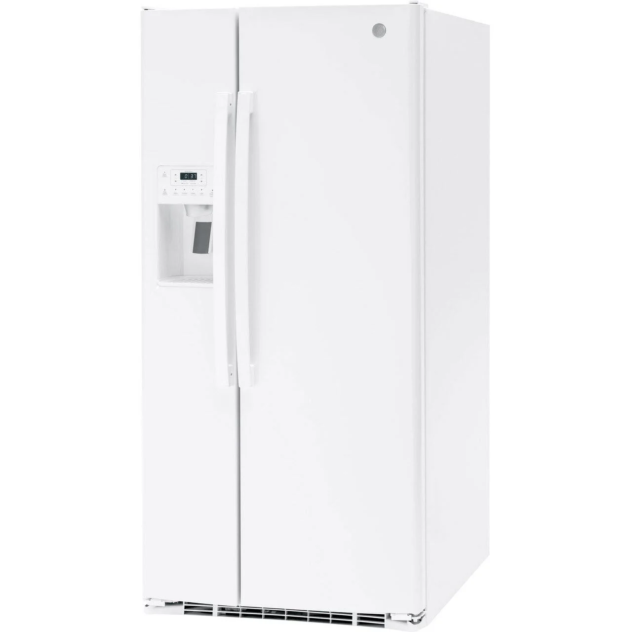 GE 33-inch 23 cu.ft. Freestanding Side-by-Side Refrigerator with LED Lighting GSE23GGPWW - Image 3