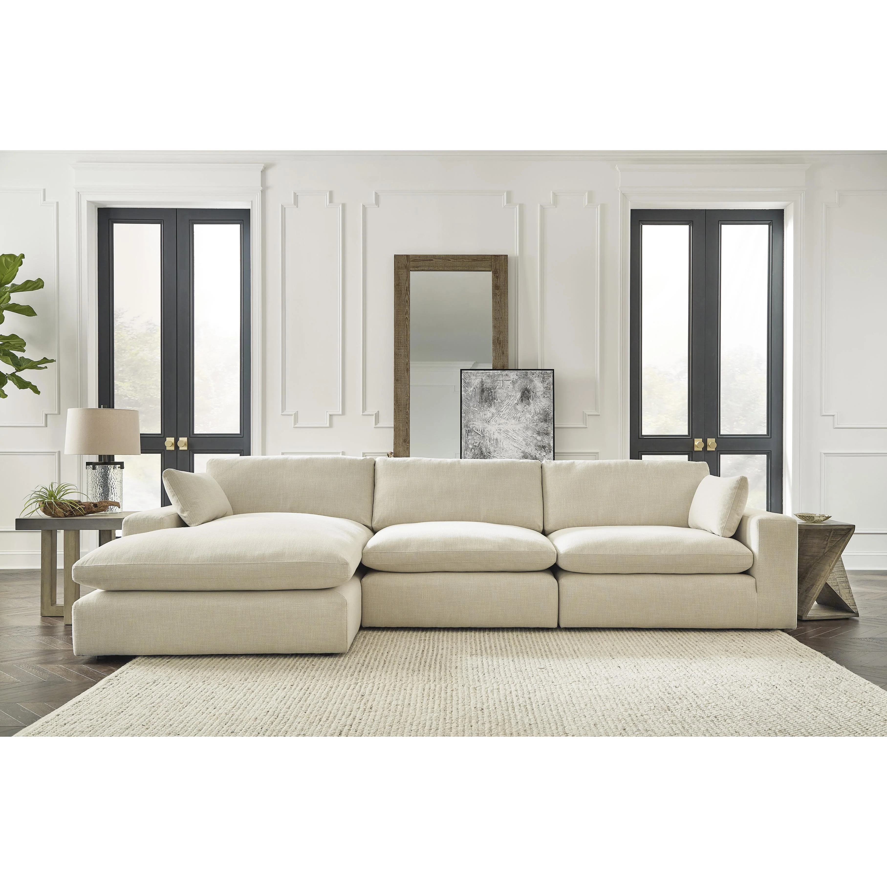 Benchcraft Elyza 10006S3 3 pc Sectional with Chaise - Image 3
