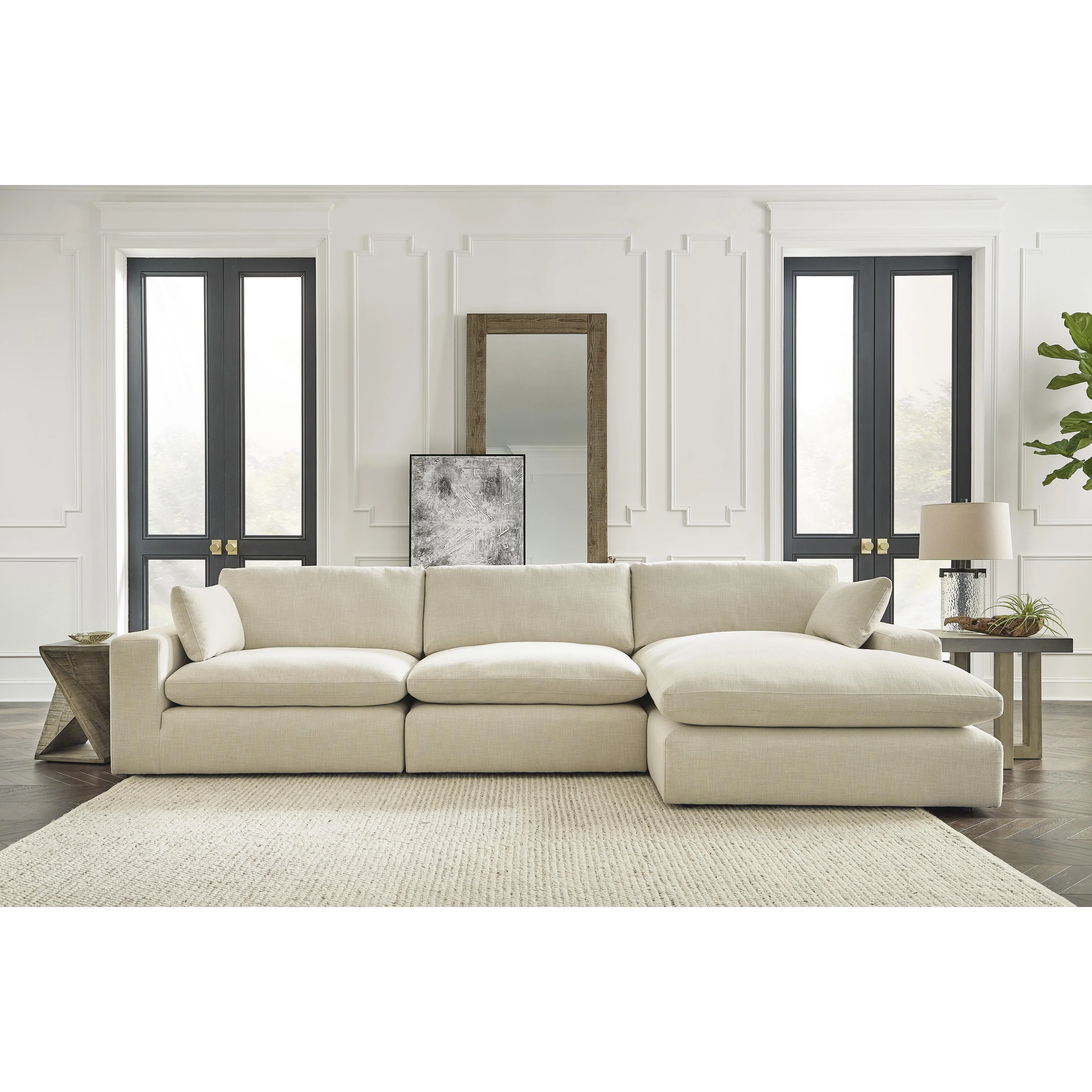 Benchcraft Elyza 10006S4 3 pc Sectional with Chaise - Image 3