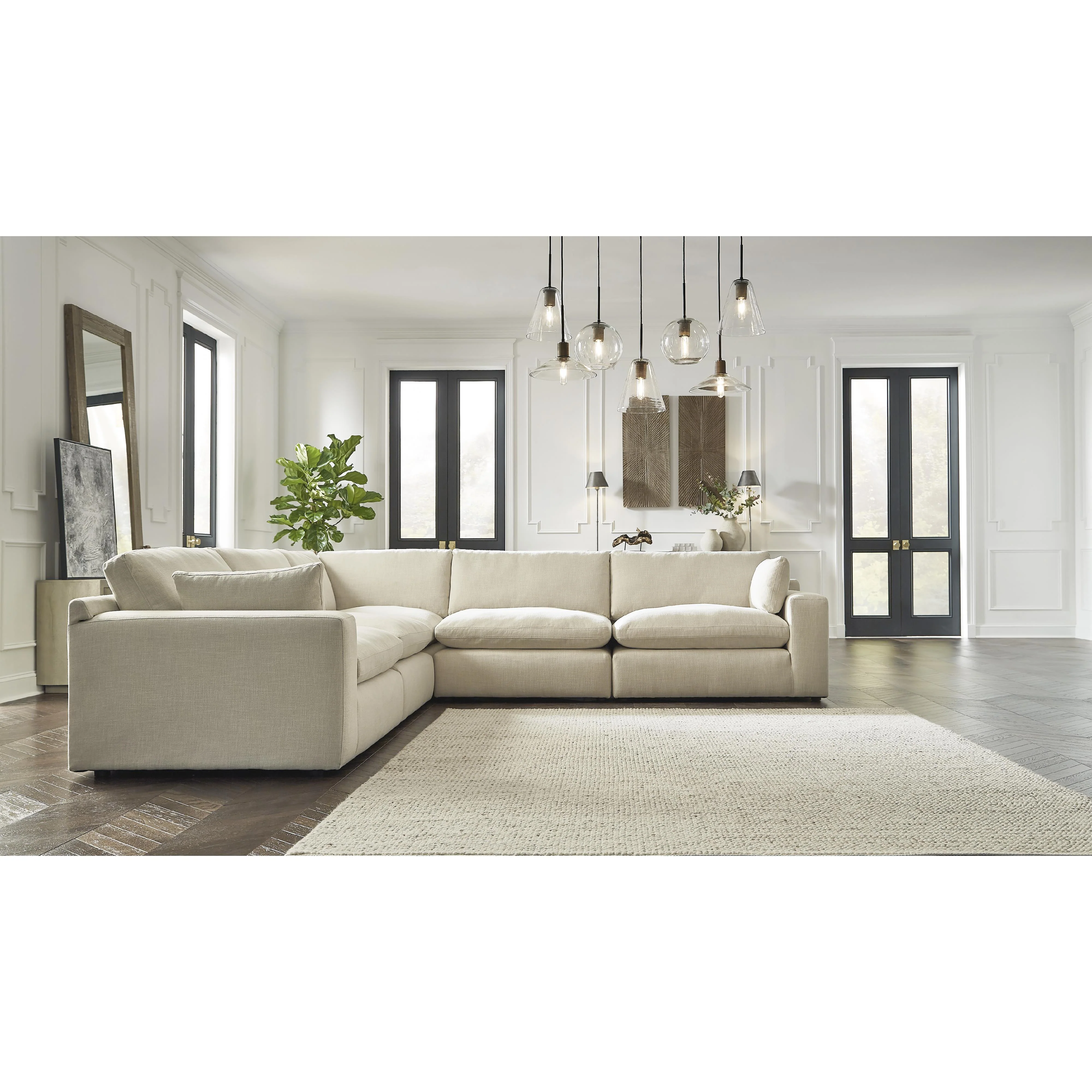 Benchcraft Elyza 10006S5 5 pc Sectional - Image 3