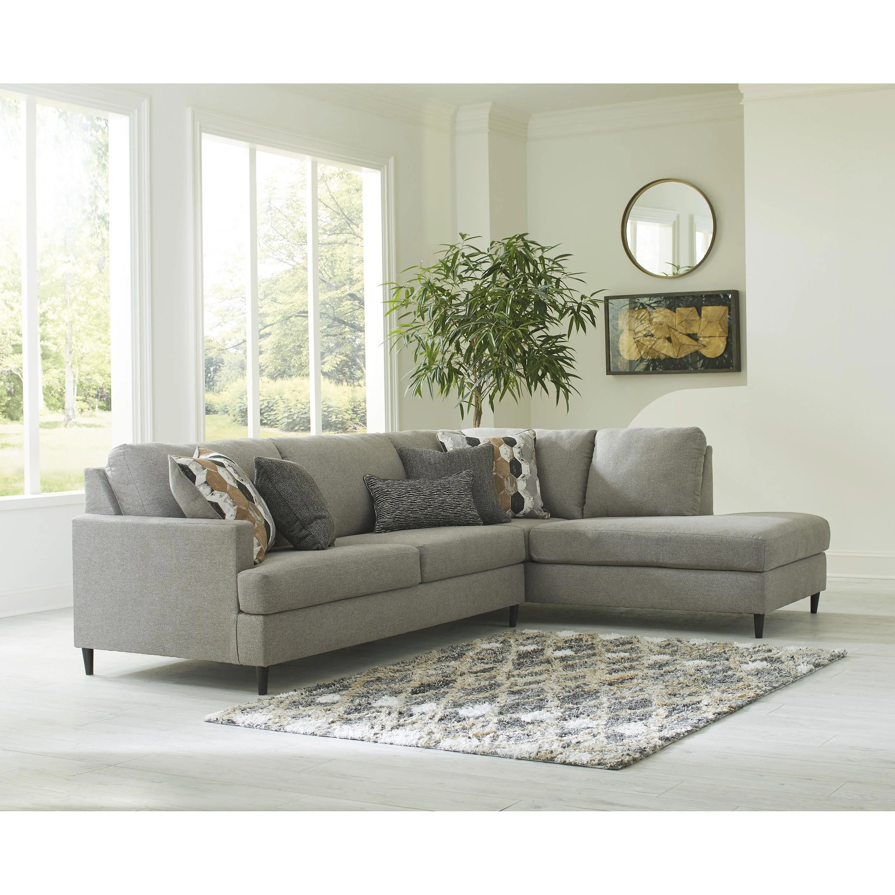 Ashley Santasia 33301S1 2 pc Sectional with Chaise - Image 2